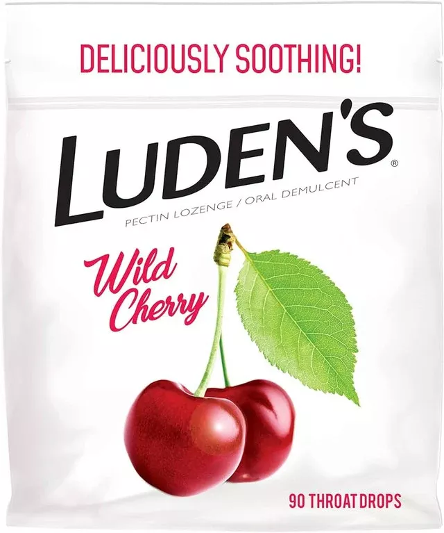 Luden's Wild Cherry Throat Drops, 90 ct.