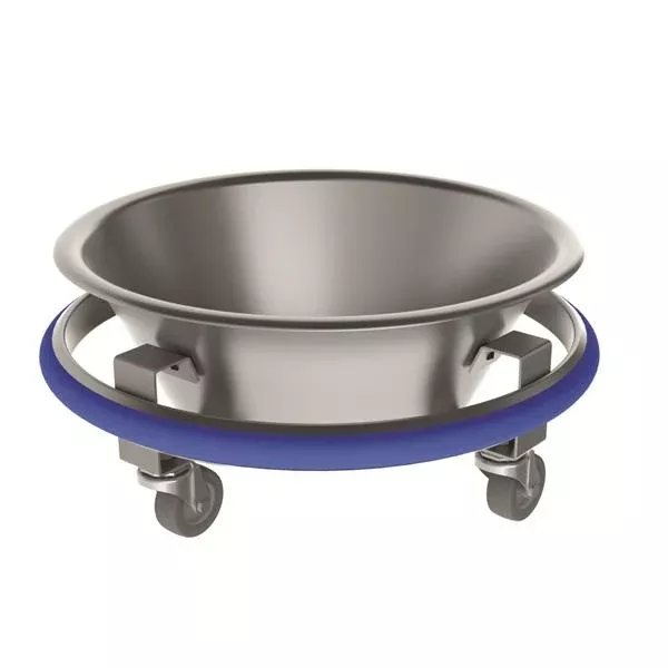 Mac Medical Bucket Kick Stainless Steel 8.5qt Ea