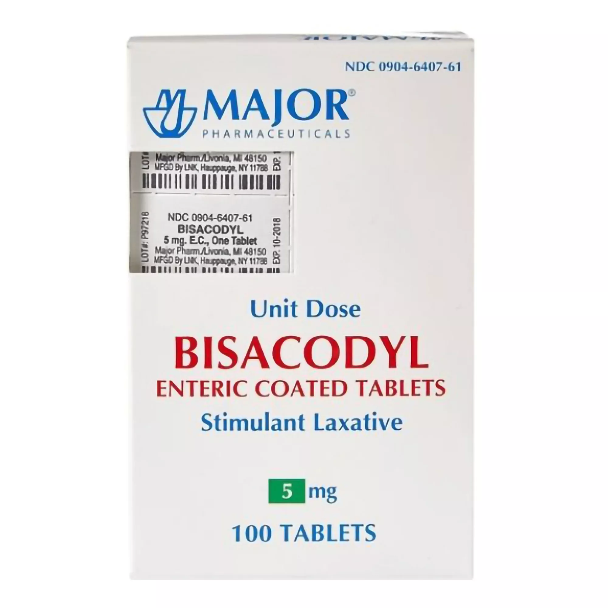Major Bisacodyl USP Laxative