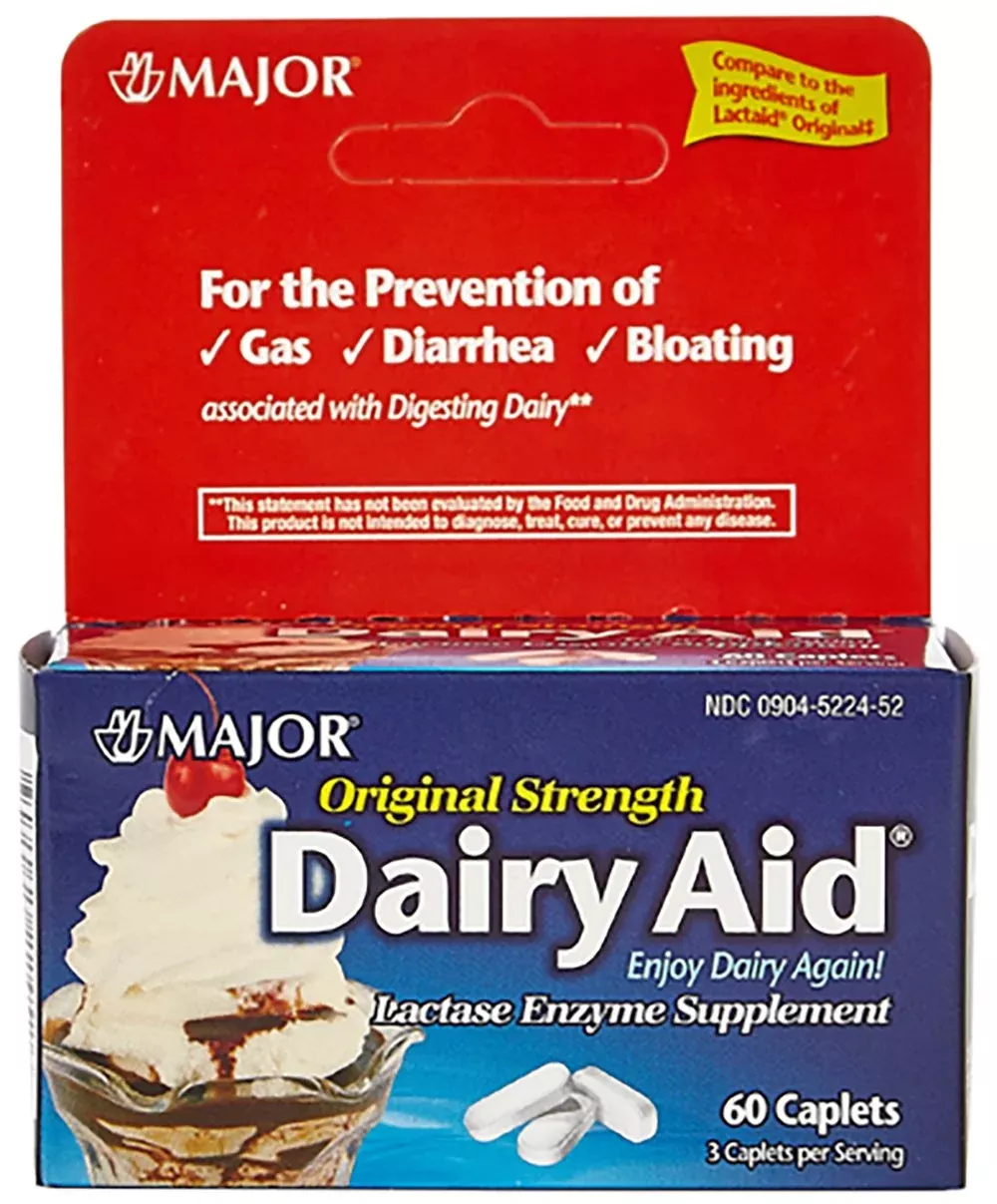 Major Lactase Enzyme Dietary Supplement