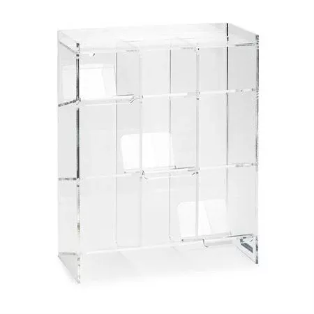Market Lab Inc 9-Tier Tube Organizer Clear 5-1/2 X 12 X 16 Inch - M-1041220-3617 - Each