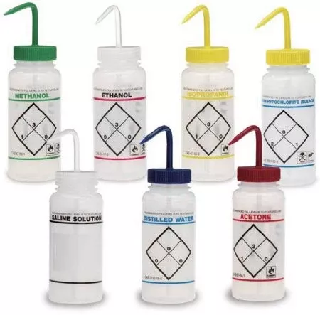 Market Lab Inc Safety Wash Bottle Acetone Label LDPE 500 mL (16 oz.) - M-920126-4508 - Each