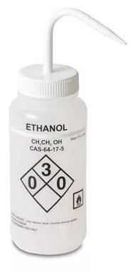Market Lab Inc Safety Wash Bottle Ethanol Label LDPE 500 mL (16 oz.) - M-1059486-2209 - Pack of 2