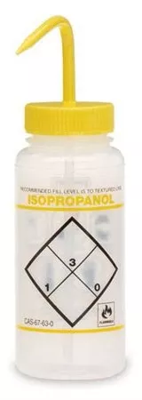 Market Lab Inc Safety Wash Bottle Isopropanol Label LDPE 500 mL (16 oz.) - M-1059484-309 - Pack of 2