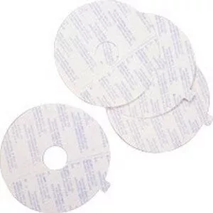Marlen Manufacturing Double-faced Adhesive Tape Disc 1" Stoma Opening, 3-7/8" OD, Pre-cut