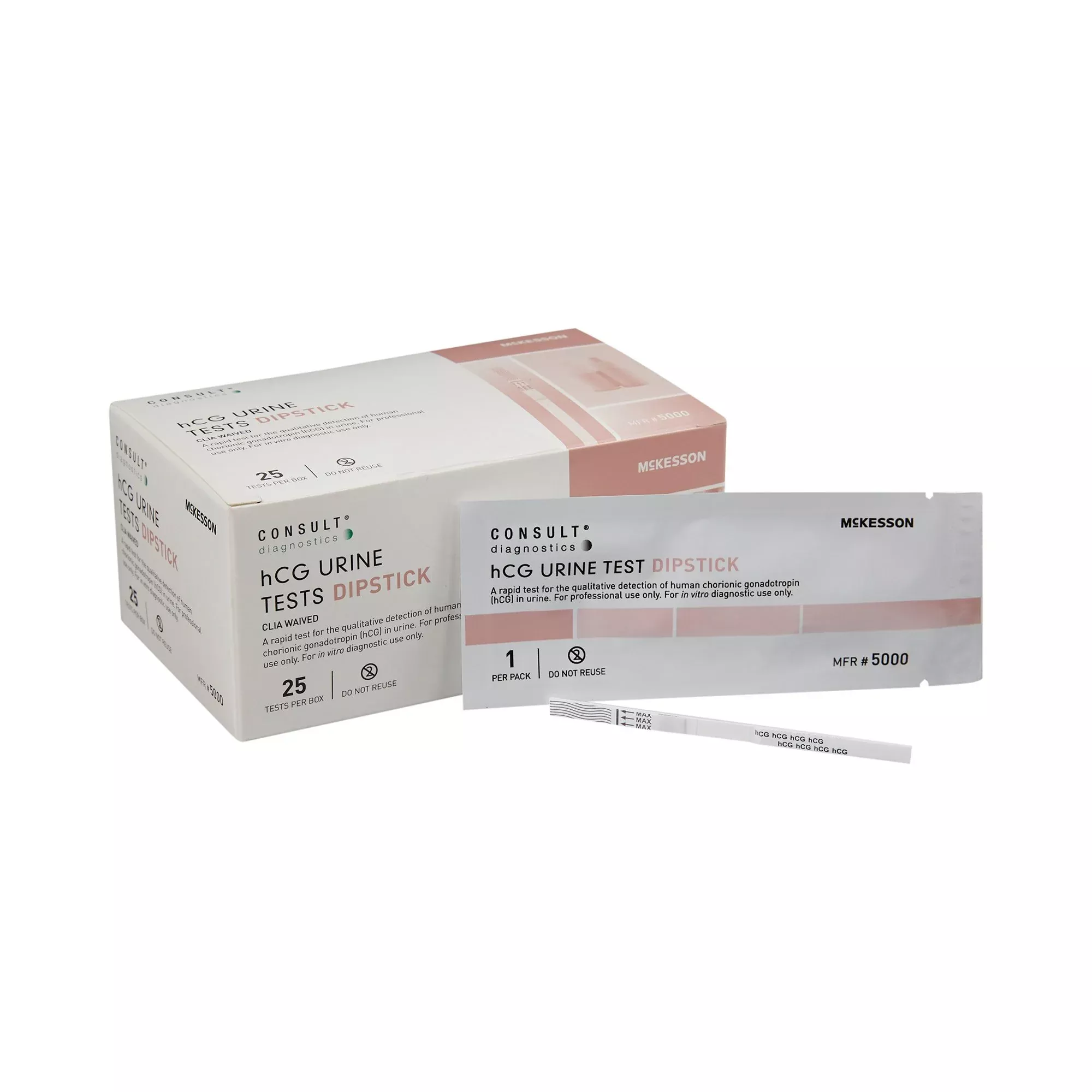 McKesson Consult™ 5000 hCG Pregnancy Fertility Reproductive Health Test Kit