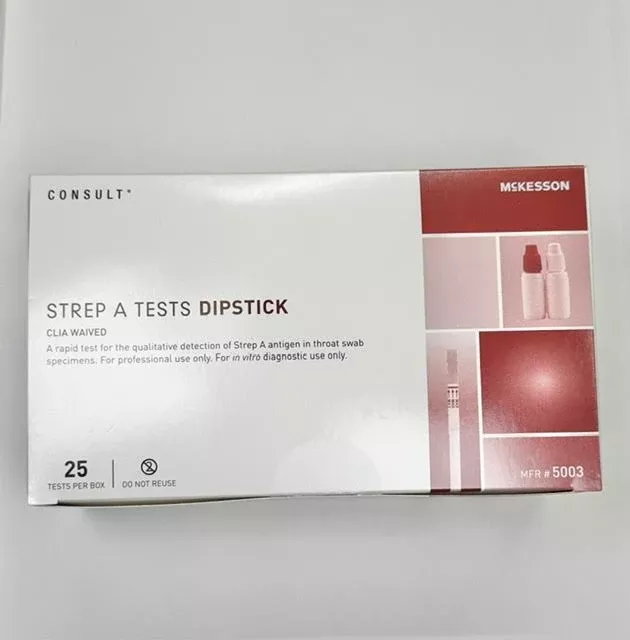 McKesson Consult™ 5003 Strep A Infectious Disease Immunoassay Respiratory Test Kit