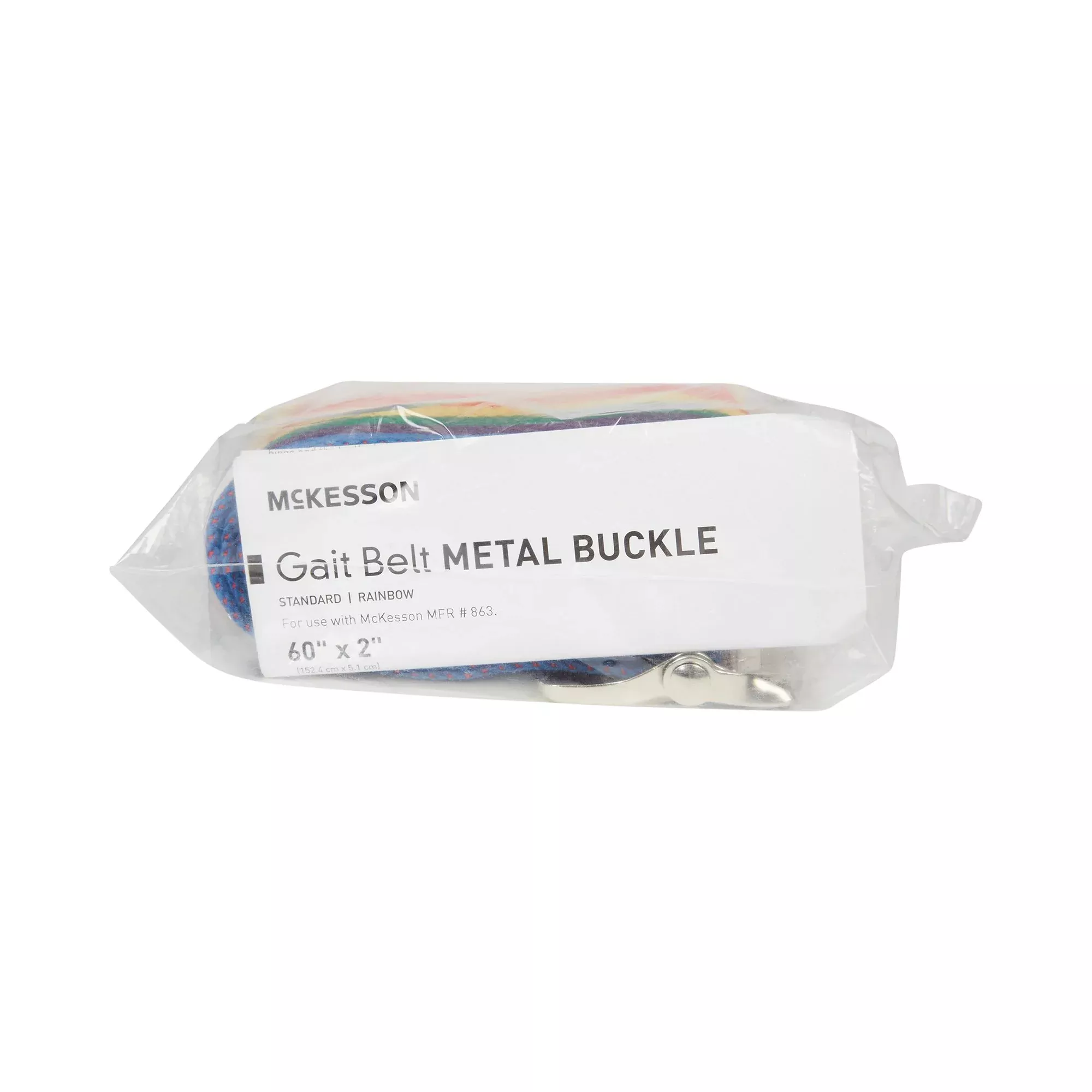 McKesson Rainbow Design Gait Belt, 60 Inch