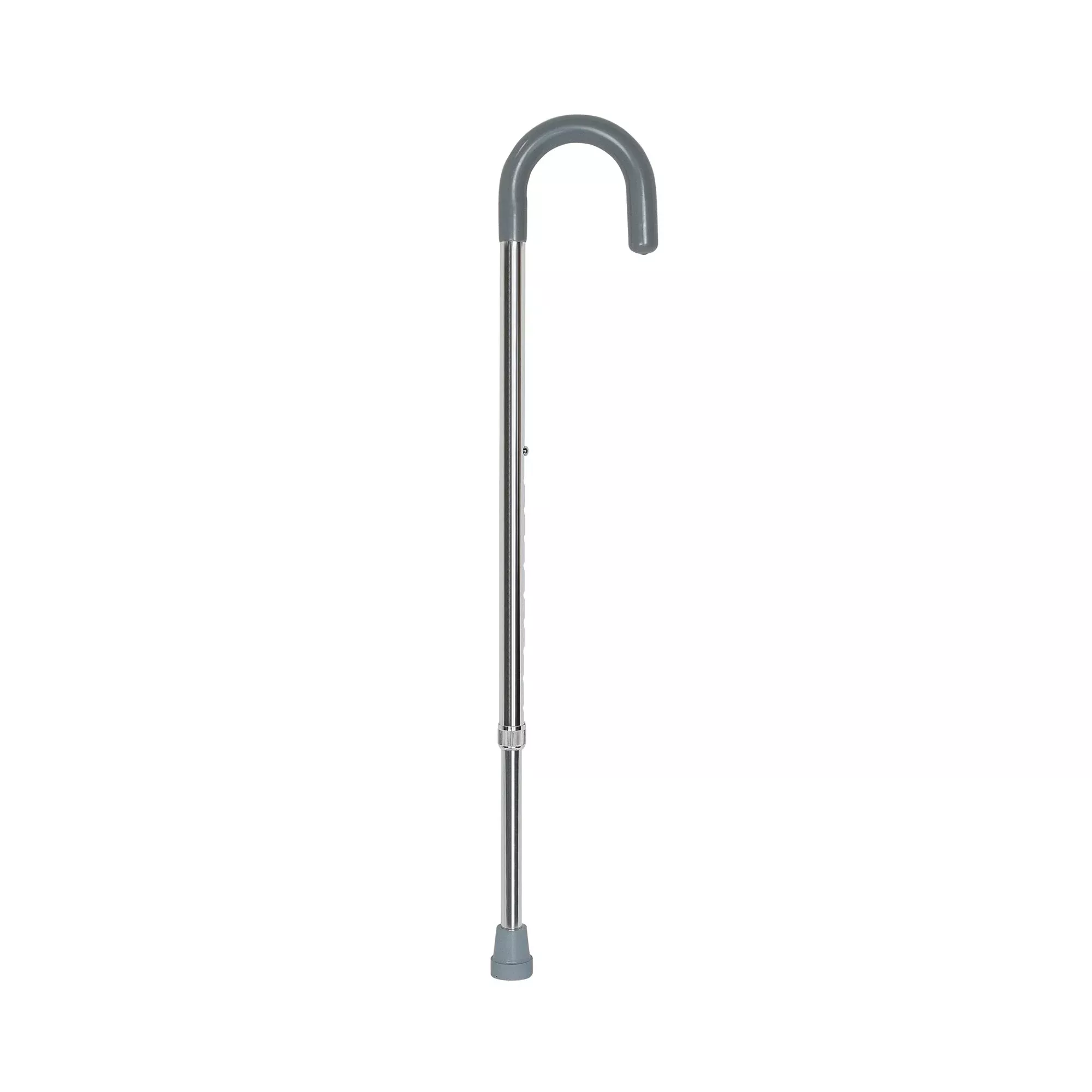 McKesson Round Handle Walking Cane, Aluminum, 29-3/4 – 38-3/4 Inch Height