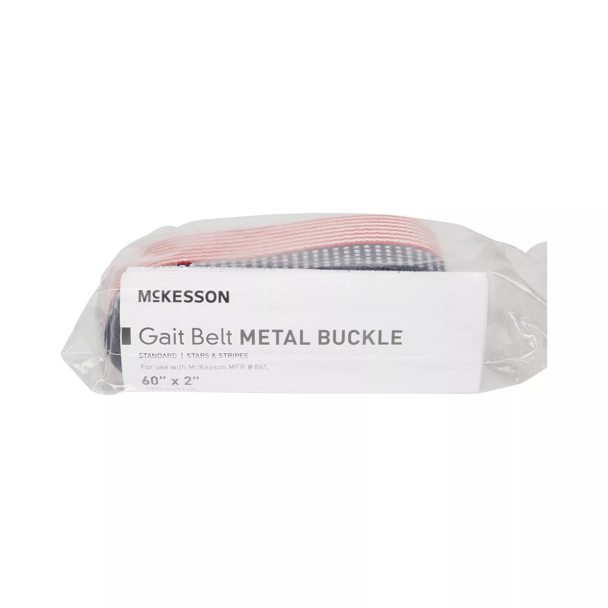 McKesson Stars and Stripes Gait Belt, 60 Inch