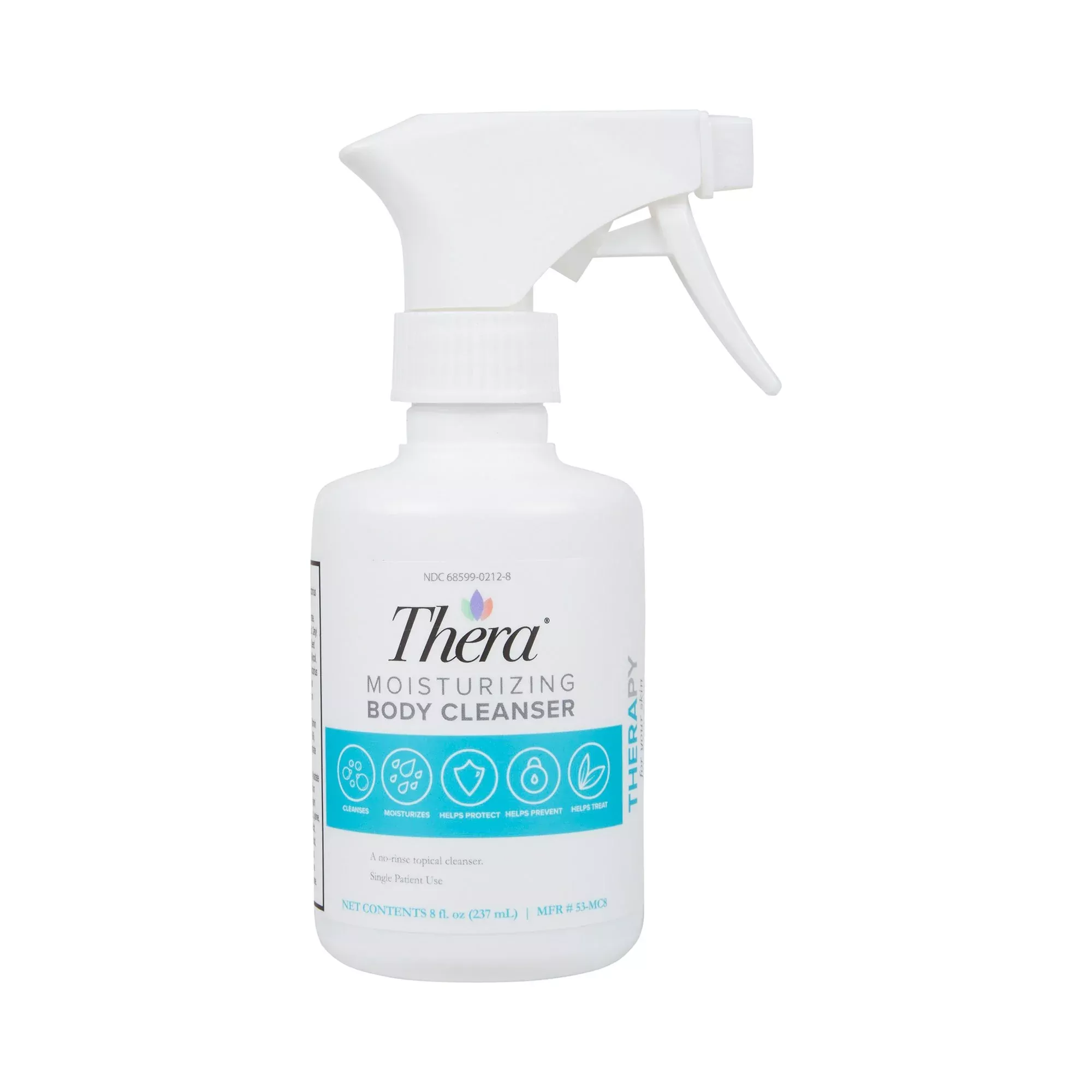McKesson Thera Moisturizing Body Cleanser, 8-ounce pump bottle