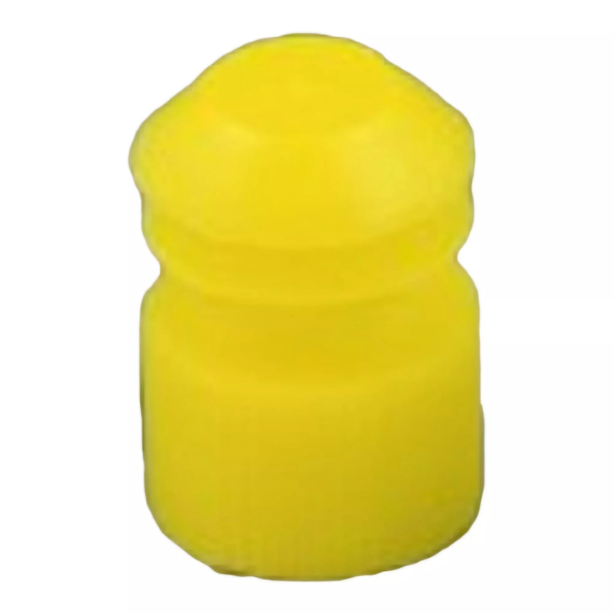 McKesson Tube Closure Flanged Plug Cap Yellow Polyethylene 1000 per Bag
