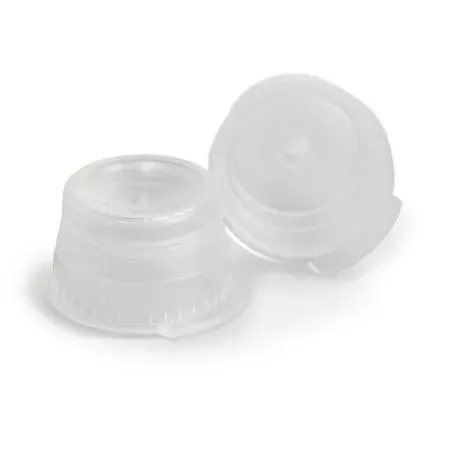 McKesson Tube Closure Polyethylene Flanged Plug Cap Natural 12 mm 12 mm Test Tubes, Centrifuge Tubes, Round Cuvettes NonSterile - M-1082110-3114 - Bag of 1000