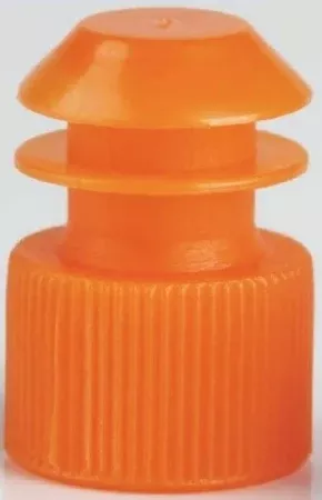 McKesson Tube Closure Polyethylene Flanged Plug Cap Orange 13 mm For Use with 13 mm Blood Drawing Tubes, Glass Test Tubes, Plastic Culture Tubes NonSterile - M-1175282-3007 - Case of 20000