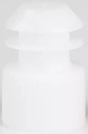 McKesson Tube Closure Polyethylene Flanged Plug Cap White 13 mm For Use with 13 mm Blood Drawing Tubes, Glass Test Tubes, Plastic Culture Tubes NonSterile - M-1175284-4227 - Case of 20000
