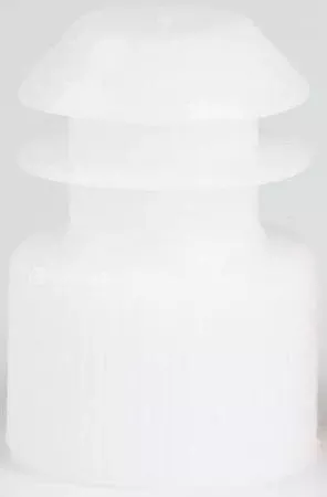 McKesson Tube Closure Polyethylene Flanged Plug Cap White 16 mm For Use with 16 mm Blood Drawing Tubes, Glass Test Tubes, Plastic Culture Tubes NonSterile - M-1175414-2910 - Case of 10000