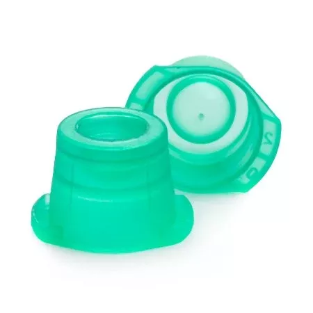 McKesson Tube Closure Polyethylene Snap Cap Green 12 mm / 13 mm / 16 mm (Universal) Fits Most 12mm, 13mm and 16mm Evacuated Glass Blood Collection Tubes and Plastic Test Tubes NonSterile - M-1082093-4810 - Bag of 1000