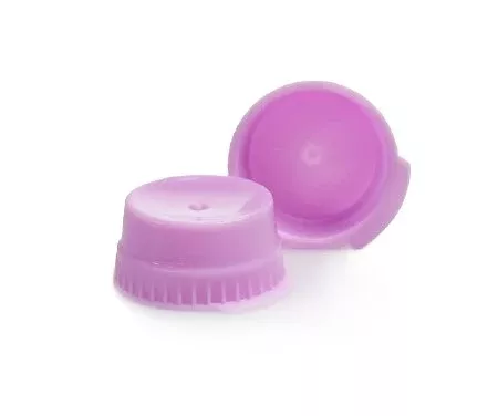 McKesson Tube Closure Polyethylene Snap Cap Lavender 16 mm For Use with 16 mm Blood Drawing Tubes, Glass Test Tubes, Plastic Culture Tubes NonSterile - M-1082106-300 - Bag of 1000