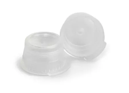 McKesson Tube Closure Polyethylene Snap Cap Natural 13 mm For Use with 13 mm Blood Drawing Tubes, Glass Test Tubes, Plastic Culture Tubes NonSterile - M-1082098-4810 - Bag of 1000