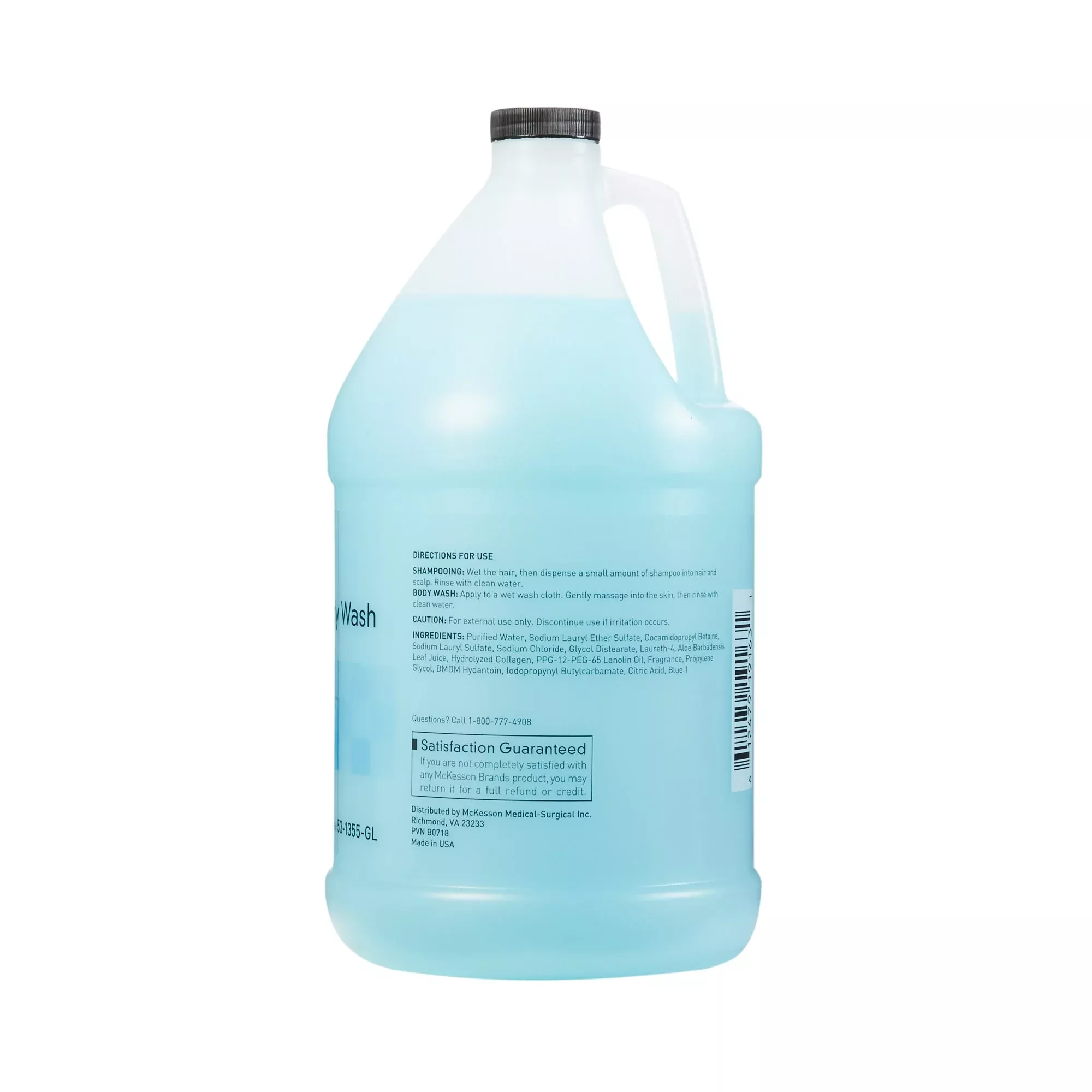 McKesson two-in-one shampoo and Body Wash, Summer Rain Scent, 1 Gallon Jug