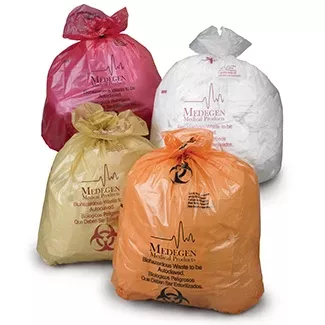 Medegen Medical Products Bag Autoclave 19 in x 24 in Red 200/Ca