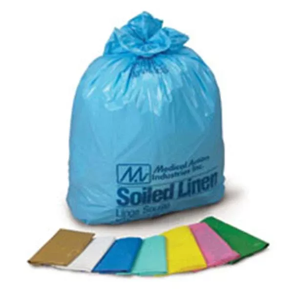 Medegen Medical Products Bag Infectious Linen 30-1/2x41" 20-30gal PE Ylw/Rd 1.1mil 250/Ca