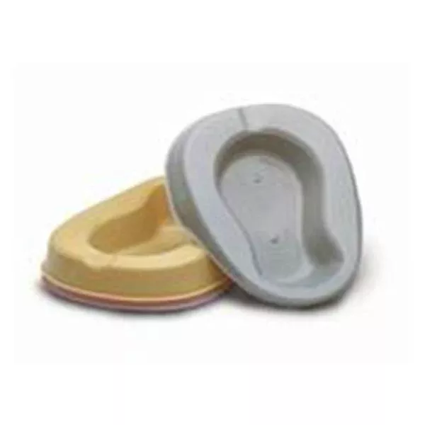Medegen Medical Products Bedpan Commode 1.7qt Dusty Rose Polypropylene With Skirt Ea, 50 EA/CA (H111-10)