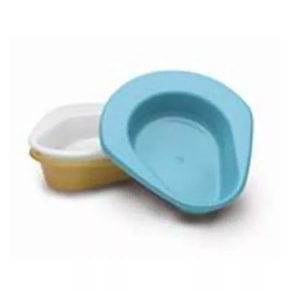 Medegen Medical Products Bedpan Commode 2.5qt Turquoise Plastic 50/Ca