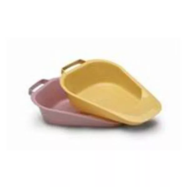 Medegen Medical Products Bedpan Fracture 1.1qt Dusty Rose Plastic Female With Handle Ea, 12 EA/CA (H102-10)