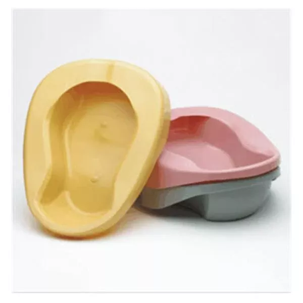 Medegen Medical Products Bedpan Pontoon 2qt Dusty Rose Plastic 20/Ca