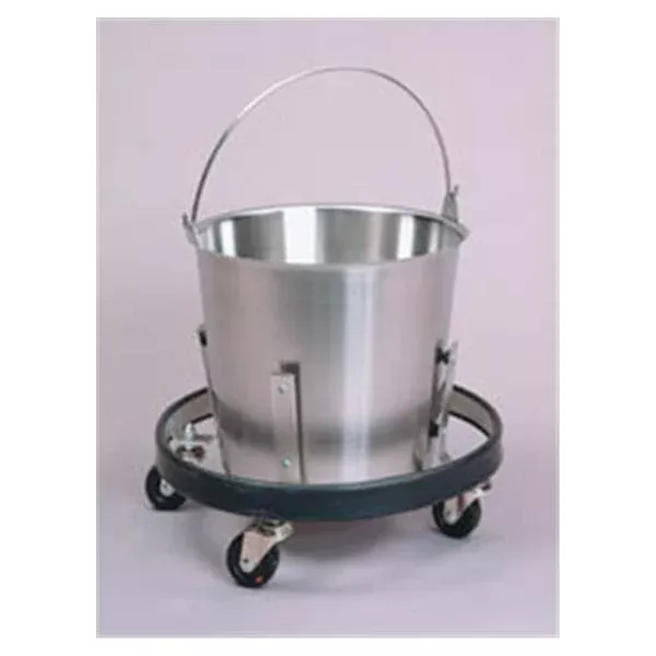 Medegen Medical Products Bucket Kick Stainless Steel 12.5qt Silver Ea