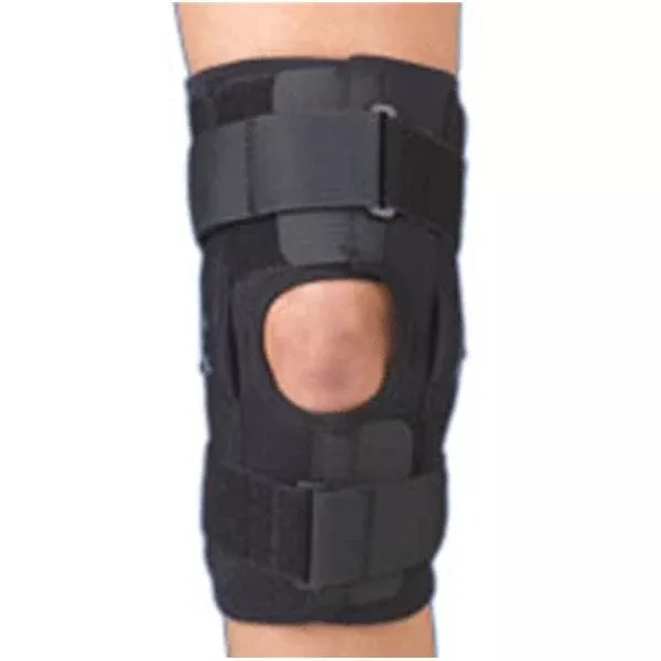 Medical Specialties Brace Gripper Adult Bilateral Knee Neo Black Size 12" Large Ea