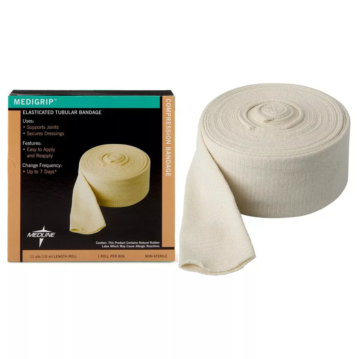 Medigrip™ Elastic Tubular Support Bandage, Size F, 4'' x 11yd