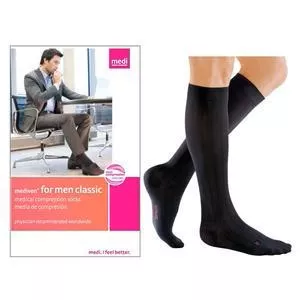 Mediven for Men, Calf, 30-40 mmHg, Black, Size 5