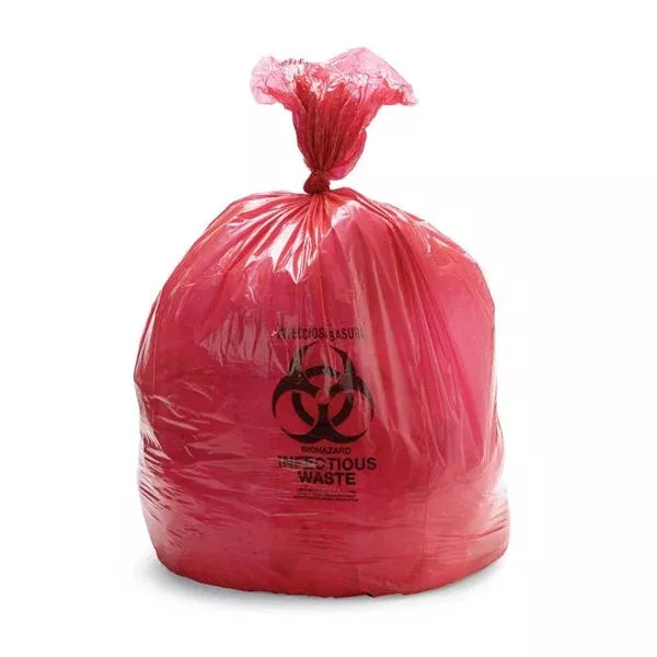 Medline IndustriesBag Biohazard 33gal LDPE 1-1/2mil Twst Tie 30x44" Red 100/Ca