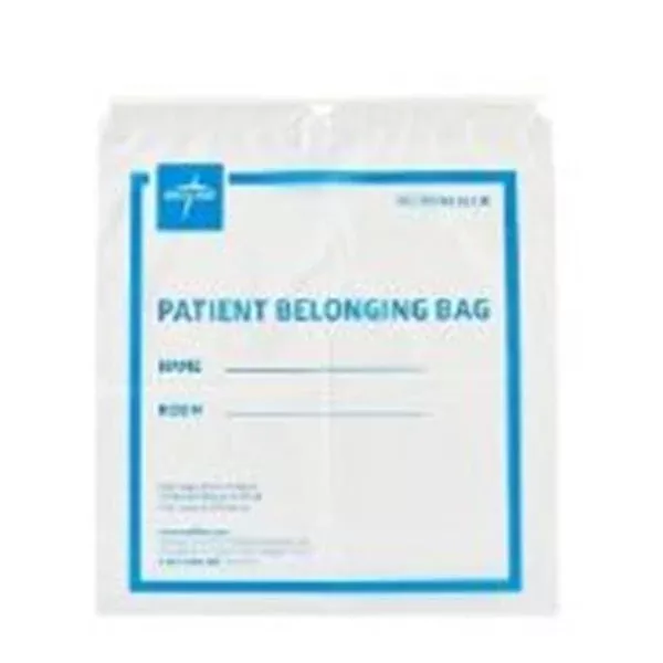 Medline IndustriesBag Patient Clear/Blue 18x20x3-1/2" Plastic 250/Ca