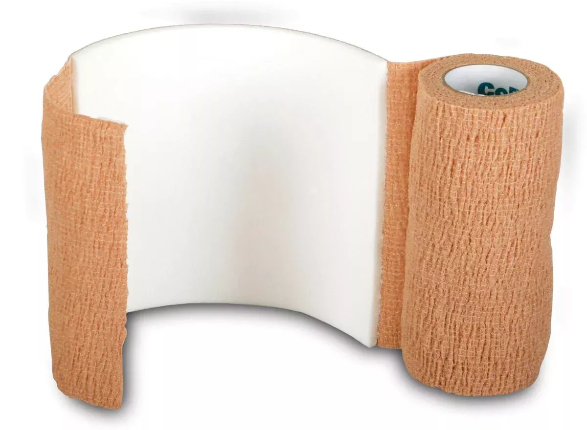 Medline IndustriesBandage CoFlex Elastic 4"x2.5yd Sterile Tan 8/Ca