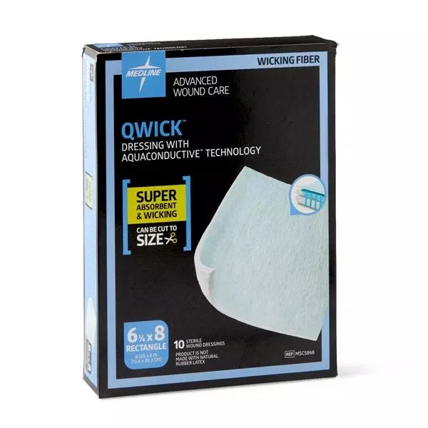 Medline IndustriesBandage Qwick Cotton 6-1/8" Non-Adhesive 50/Ca