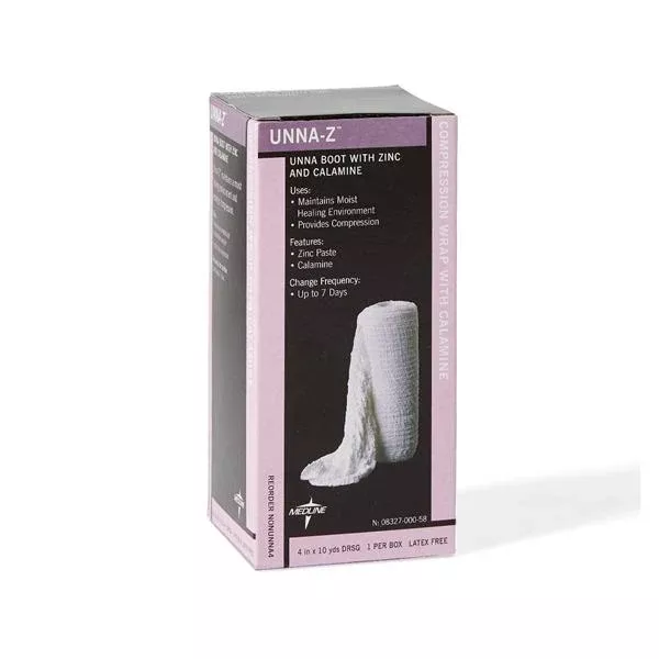 Medline IndustriesBandage Unna Boot Zinc Paste/Calamine 4"x10yd Ea