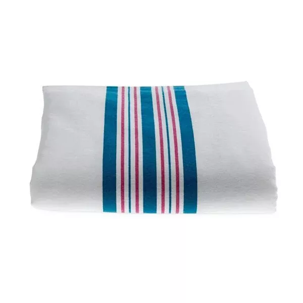Medline IndustriesBlanket Baby 36x40" Kuddle-Up White w/ Blu/Pnk 72/Ca