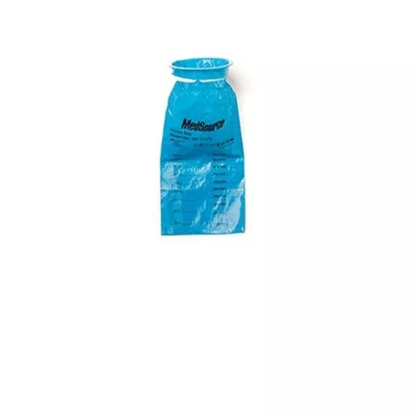 Medsource International Bag Emesis Plastic 1000cc Blue 24/Pk, 6 PK/CA (MS-17370)