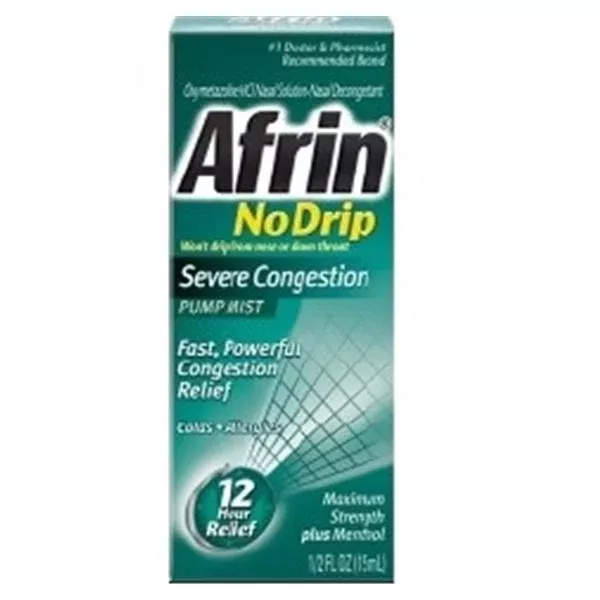Merck Sharp & DohmeAfrin Severe Congestion 15mL Spray Bottle 15ml/Bt