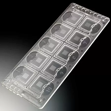 Microscope Precision Grid Slide McKesson 10-Chamber Plain - M-1179121-4432 - Box of 100