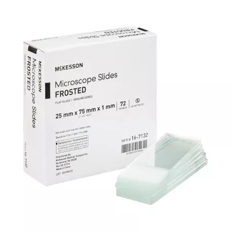 Microscope Slide McKesson 1 X 3 Inch X 1 mm Frosted End - M-464498-4639 - Box of 1