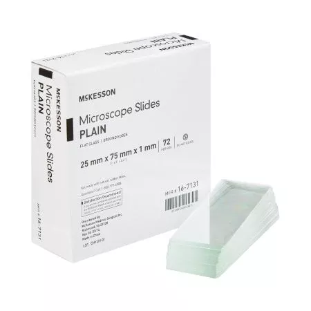 Microscope Slide McKesson 1 X 3 Inch X 1 mm Plain - M-464497-2094 - Box of 1