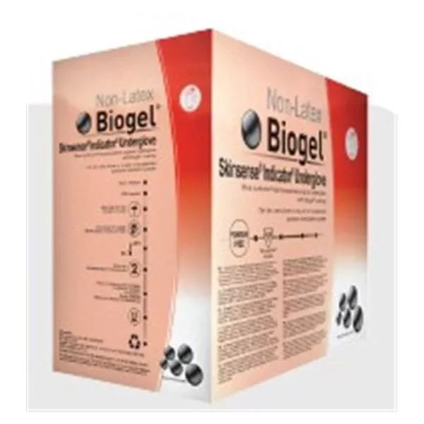 Molnlycke Healthcare (Regent) Bgl Sknsns Indctr Surg Undrglv Poly LF PF 6 Strl Blu 200Pr/Ca