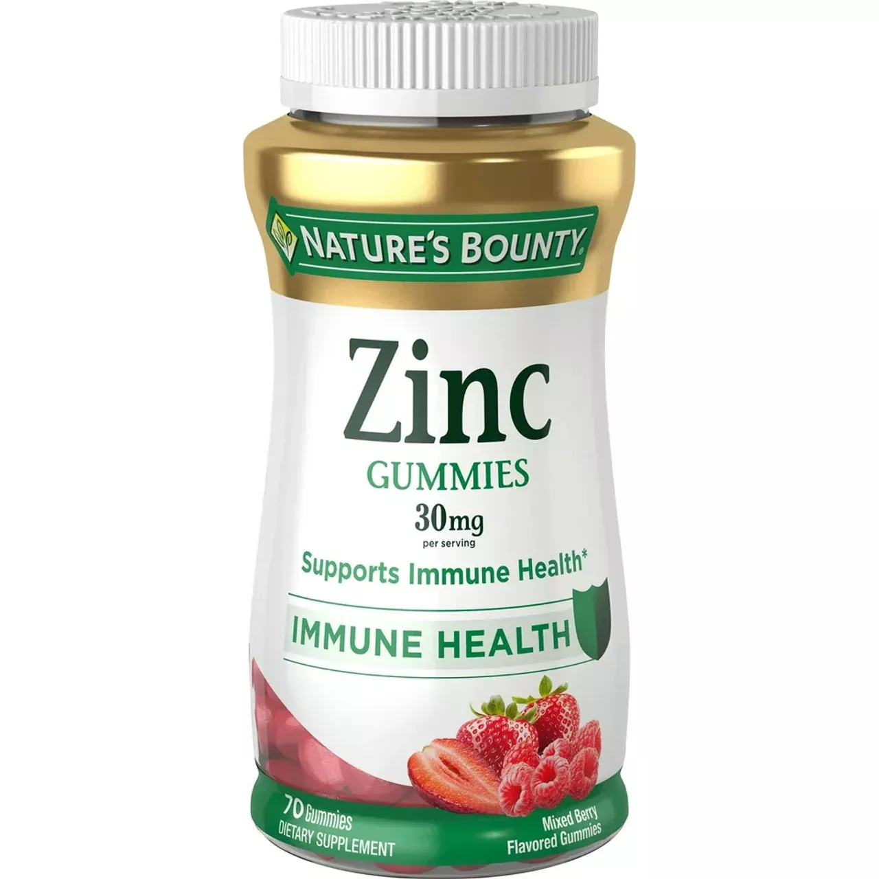 Nature's Bounty Zinc Gummies, 30mg, 70 ct
