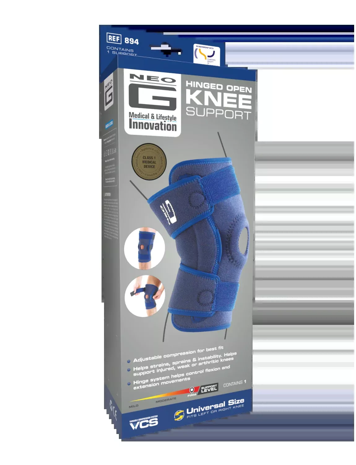 Neo G Hinged Open Knee Support, Universal