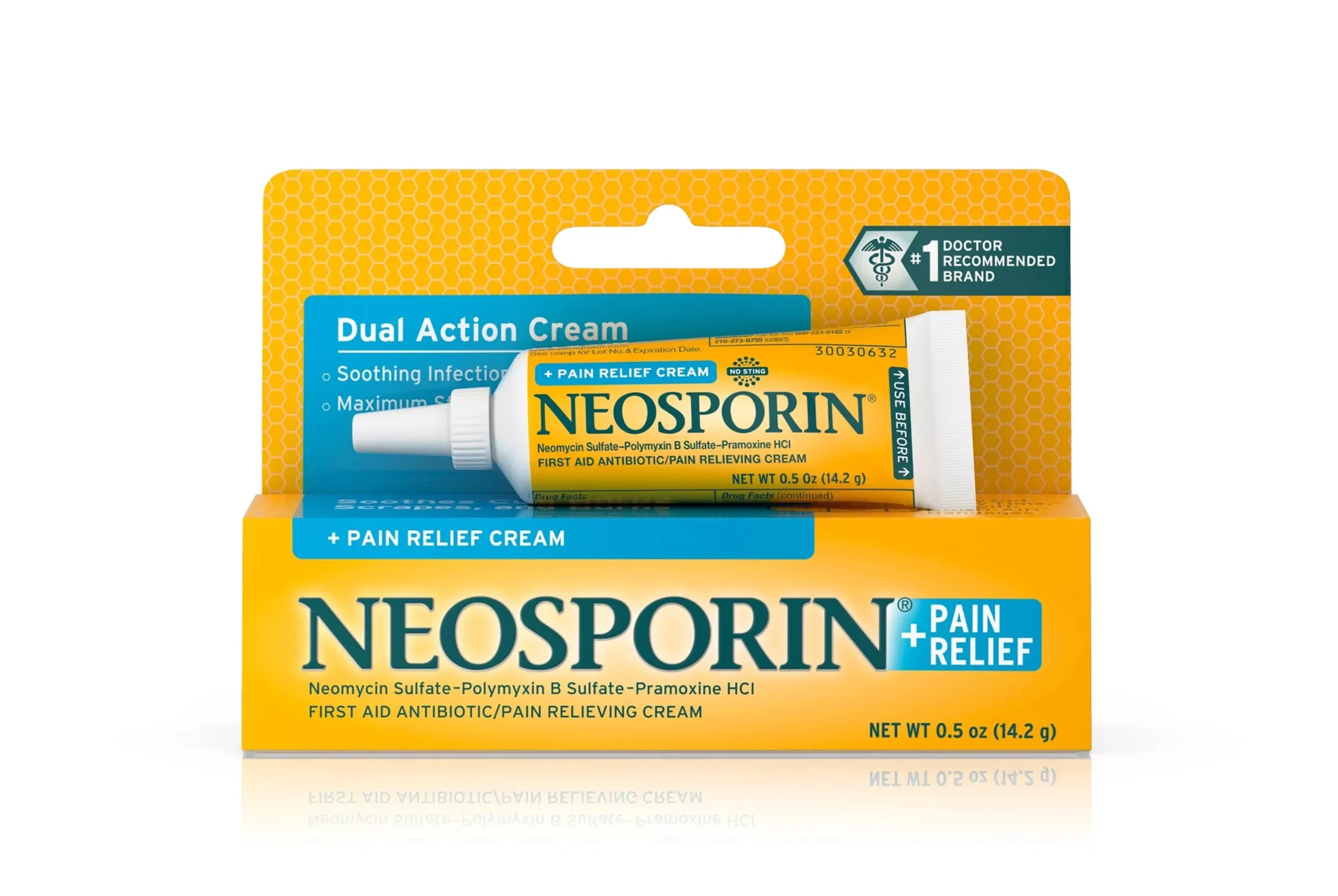 Neosporin + Pain Relief Cream Maximum Strength, 0.5-ounce tube
