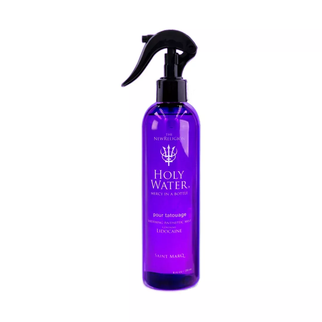New Religion Holy Water by Saint Marq 4% Lidocaine Numbing Spray, 8 oz